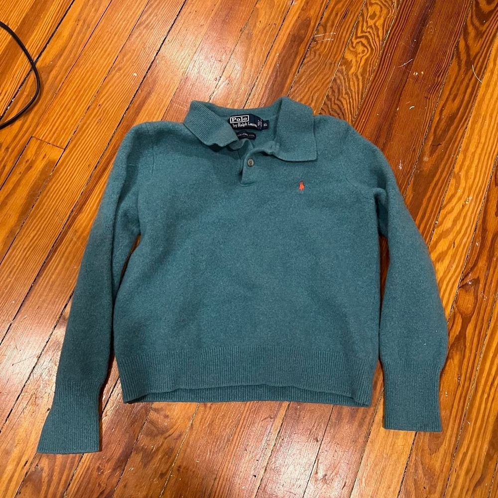 1990s Polo Ralph Lauren 100% Lambs Wool Soft Woman's Sweater size XL